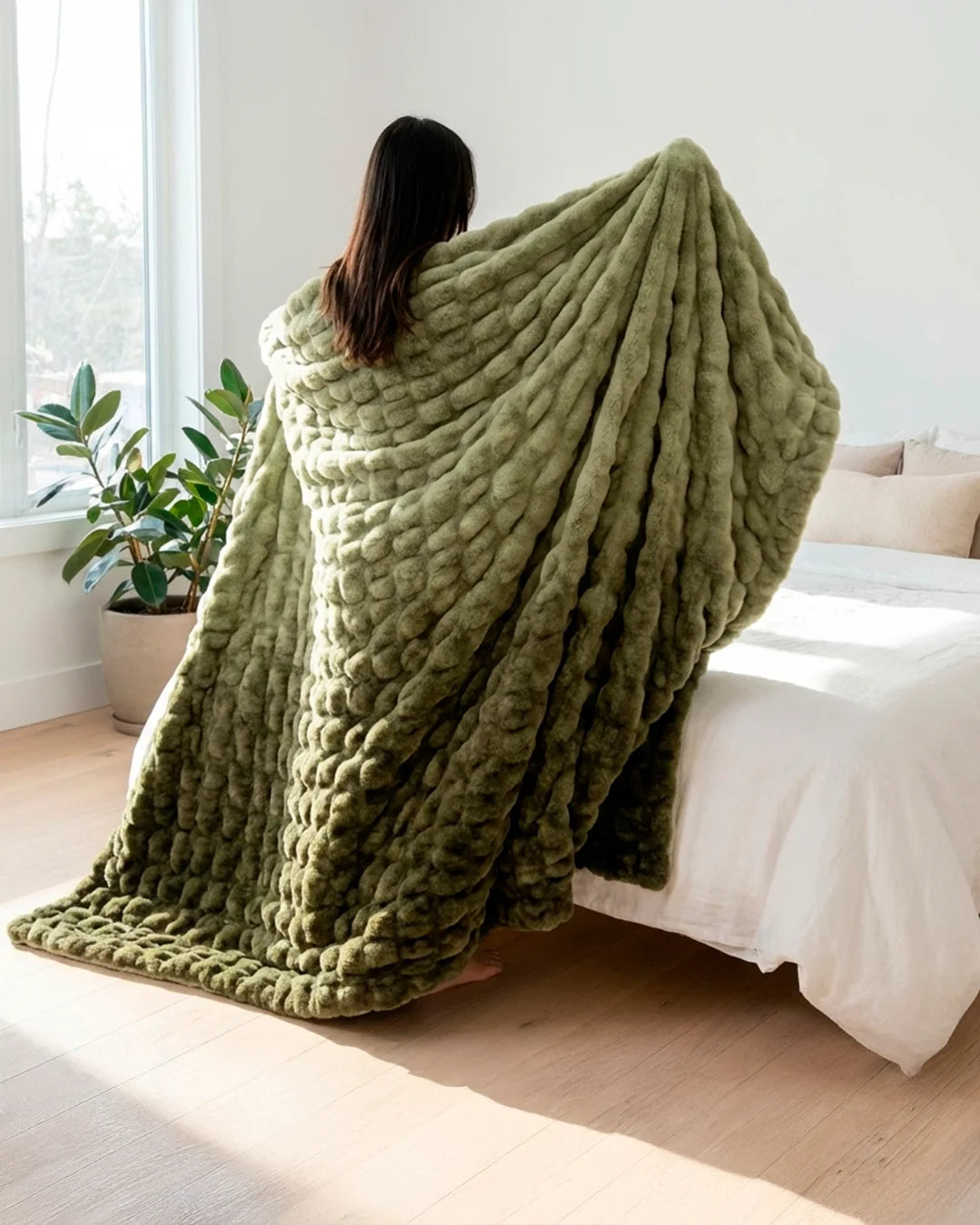 Bubble Hug Blanket - Smart Bamboo