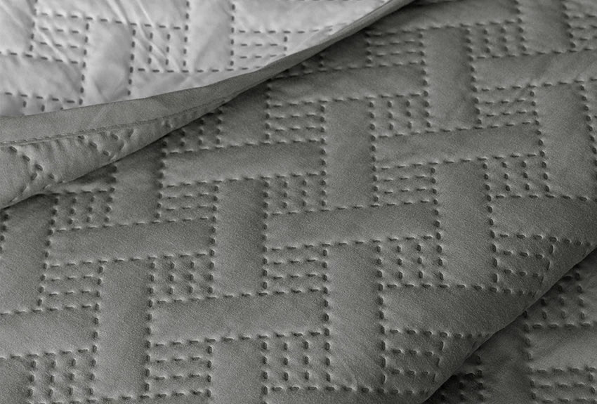 Tecnología Pinsonic en Colcha Reversible