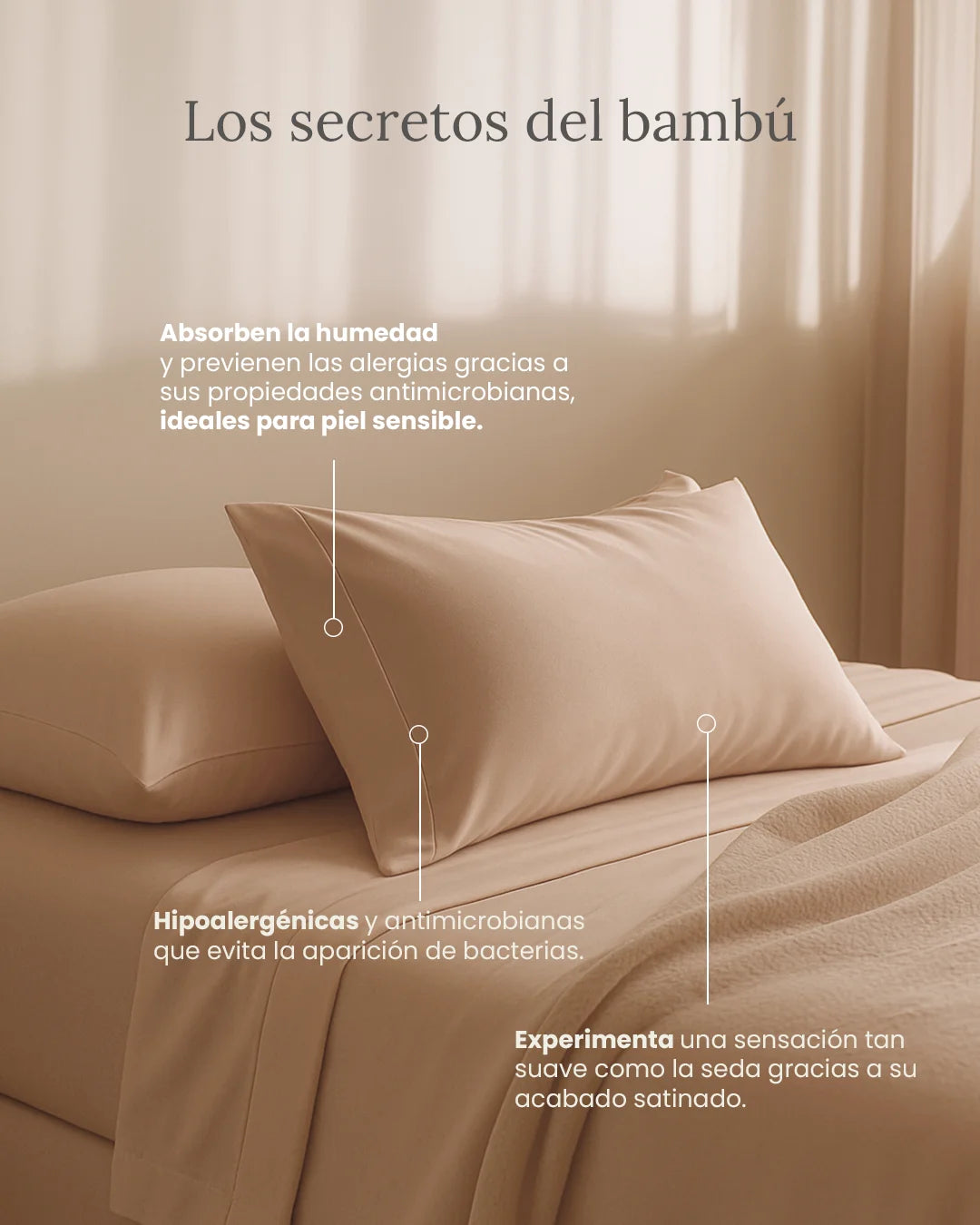 Juego de Sábanas 100% Bamboo