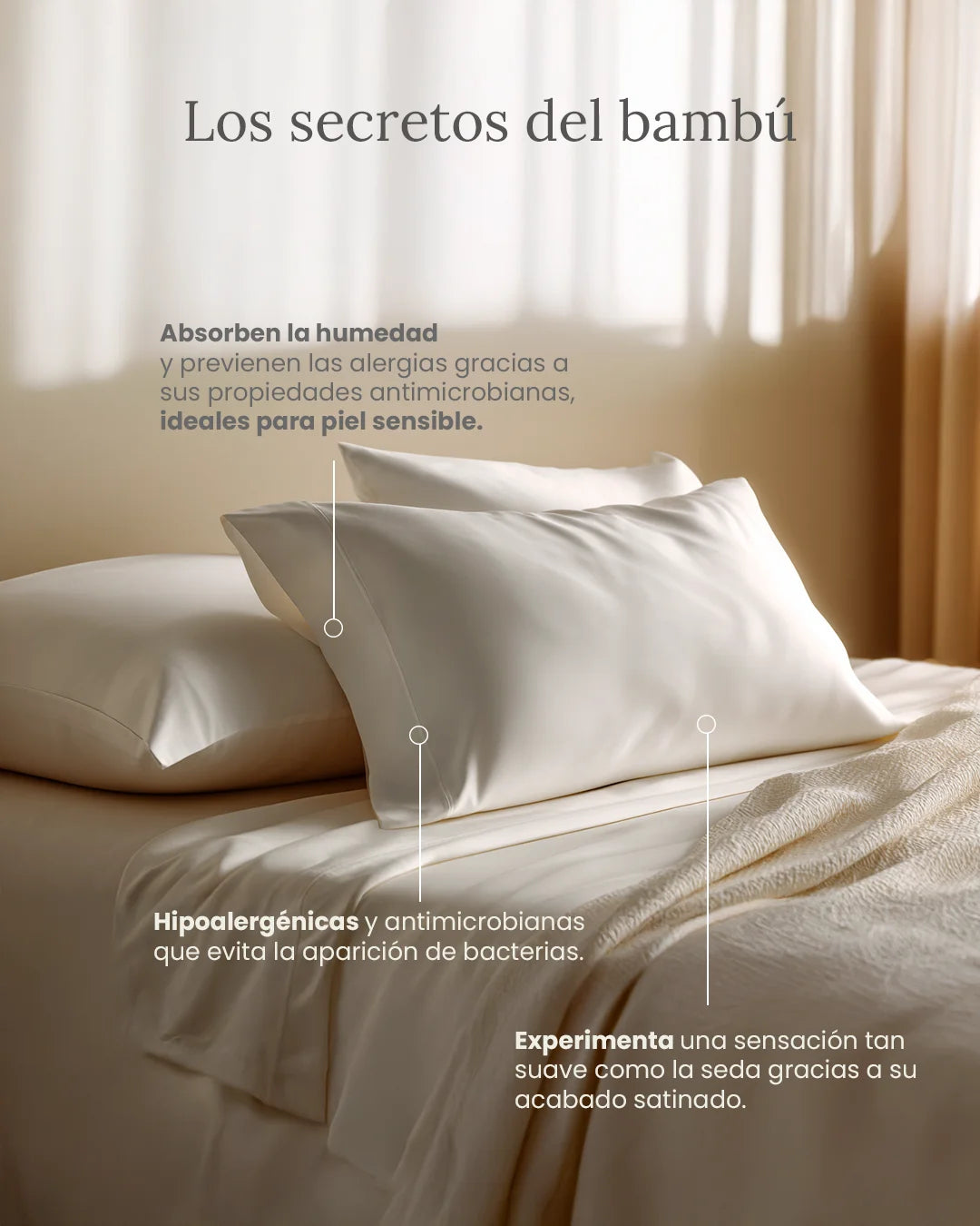 Juego de Sábanas 100% Bamboo
