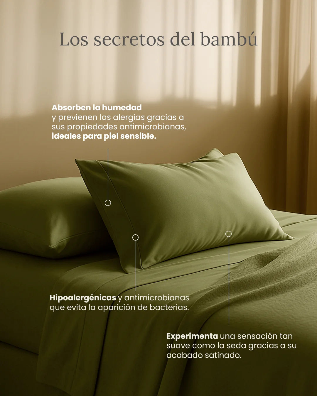 Juego de Sábanas 100% Bamboo