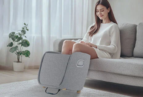 Alivio muscular con Tecnología Avanzada en Masajeador Ottoman Harmony Gris