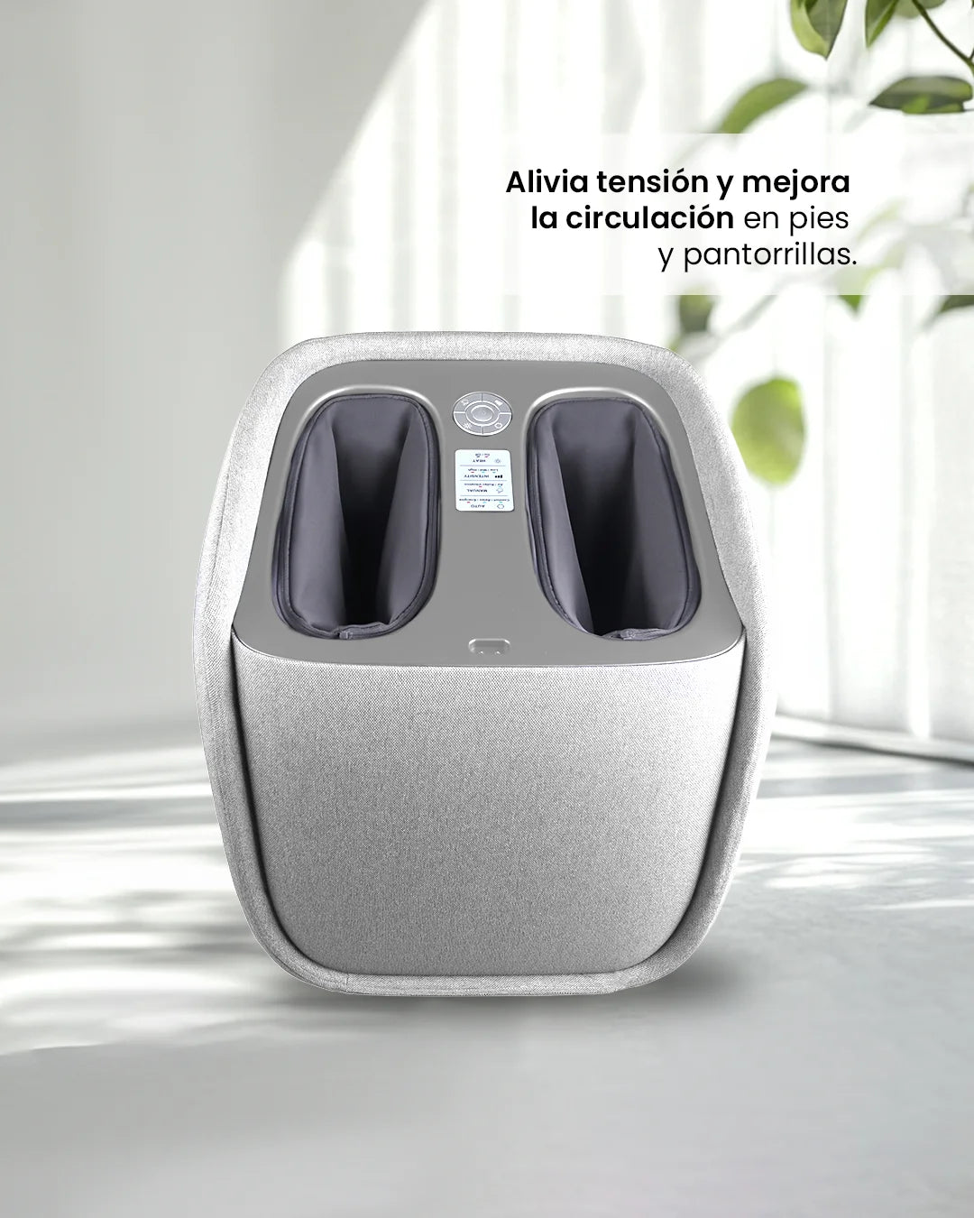 Masajeador Ottoman Harmony Gris - Smart Bamboo