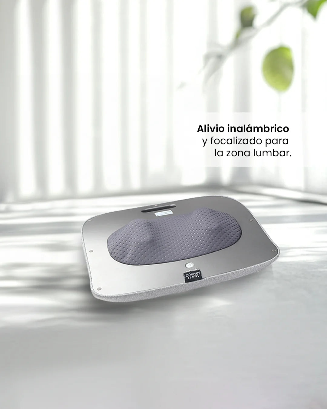 Masajeador Ottoman Harmony Gris - Smart Bamboo