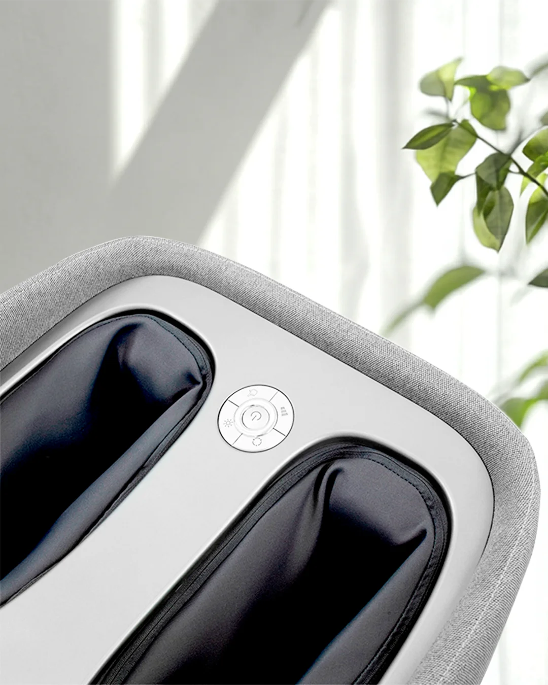 Masajeador Ottoman Harmony Gris - Smart Bamboo