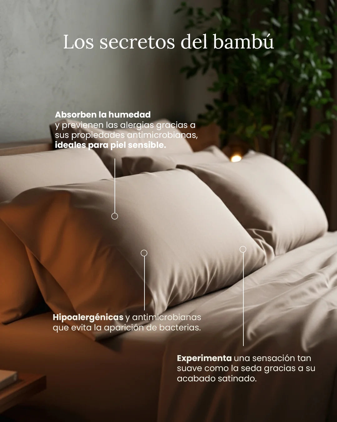 Juego de Sábanas 100% Bamboo