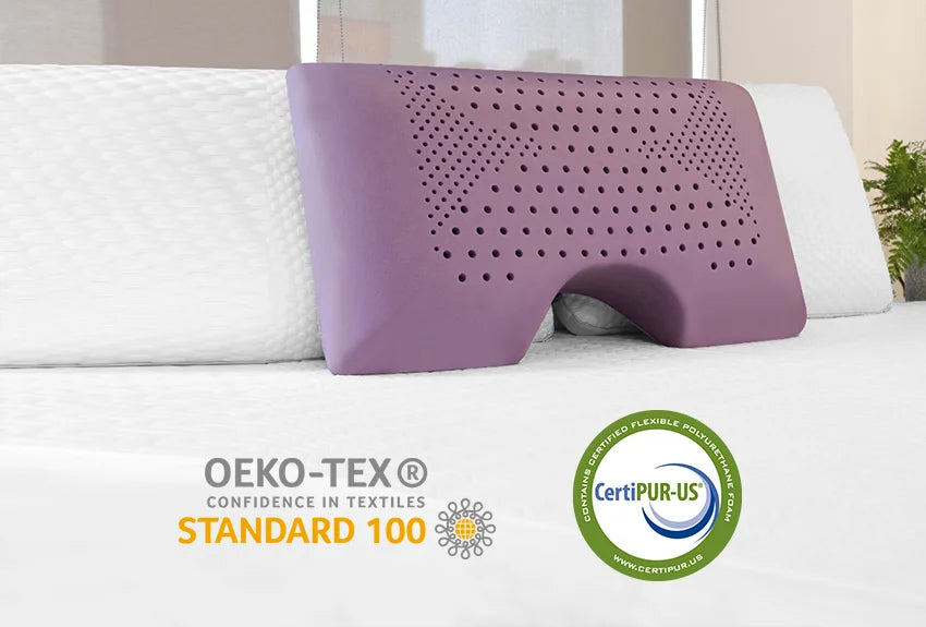 Tecnología Smart Foam en Almohada Cervical de Lavanda