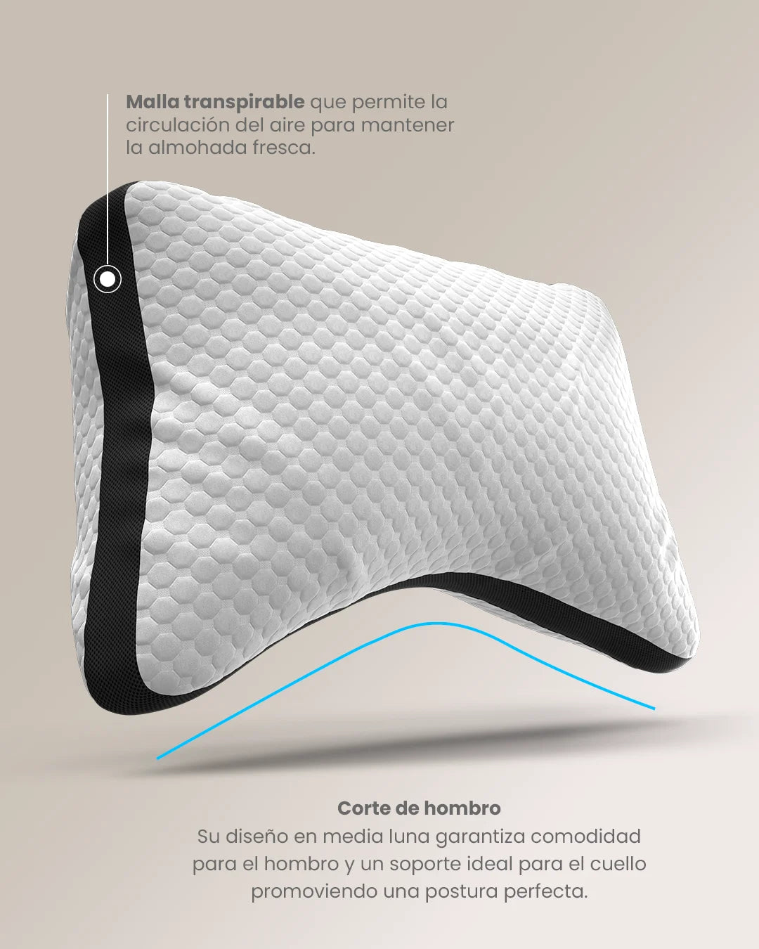 Almohada Moon Blend - Smart Bamboo 