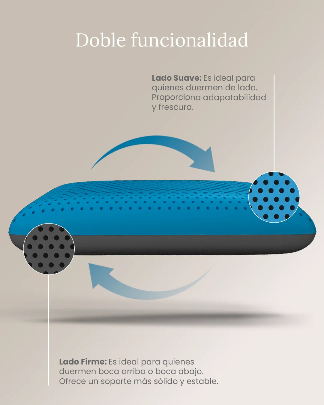Almohada Dual - Smart Bamboo 