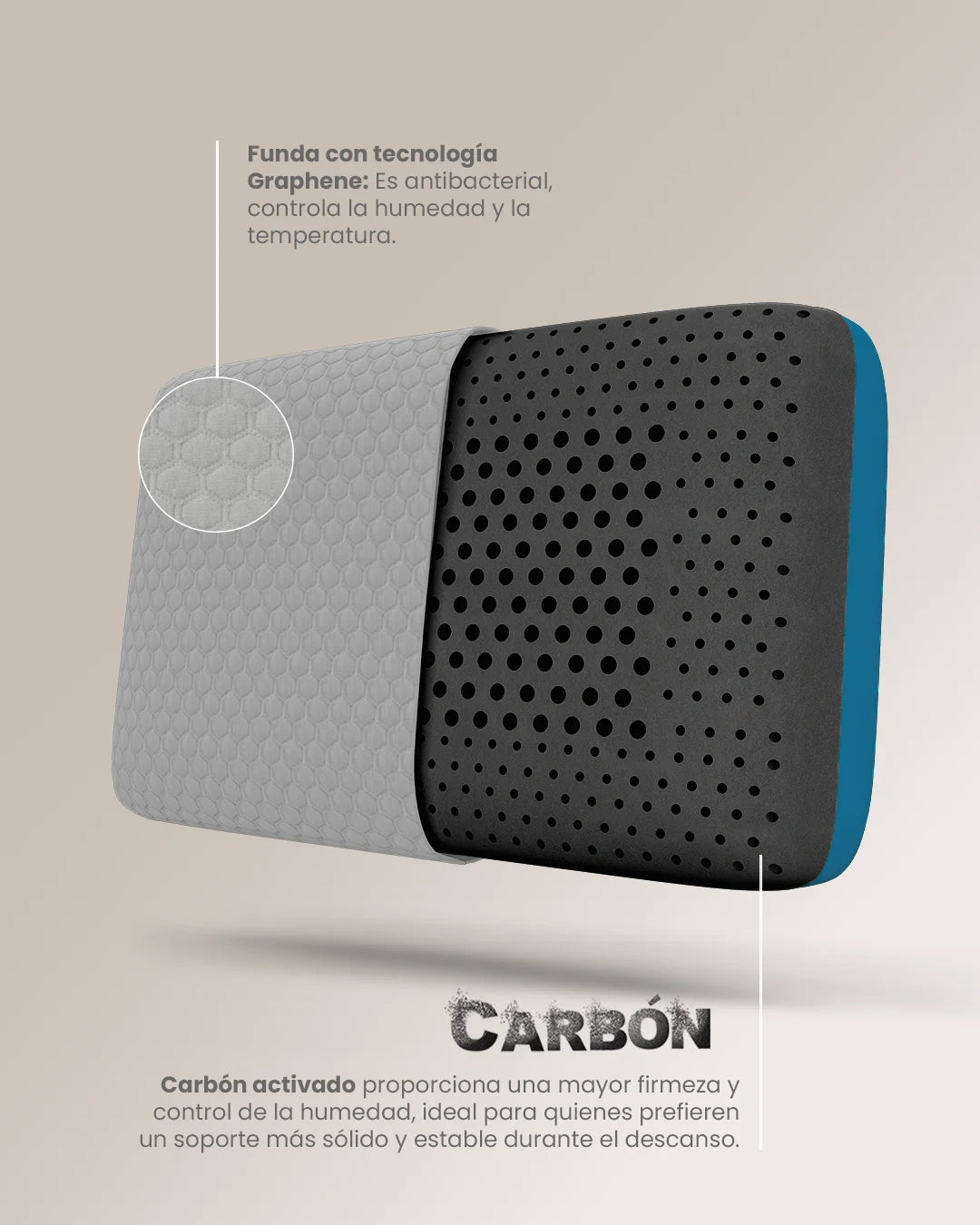 Almohada Dual - Smart Bamboo 