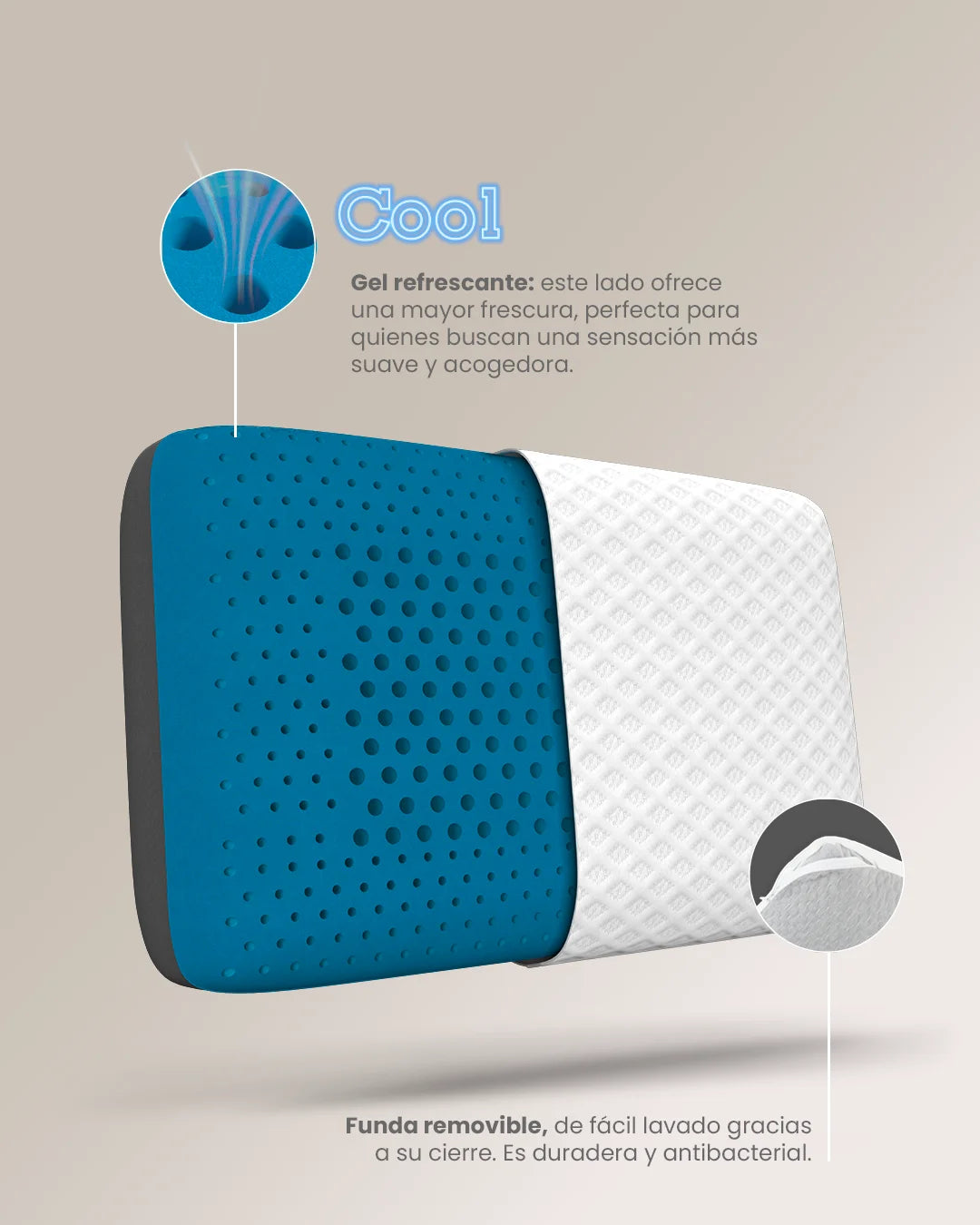 Almohada Dual - Smart Bamboo 