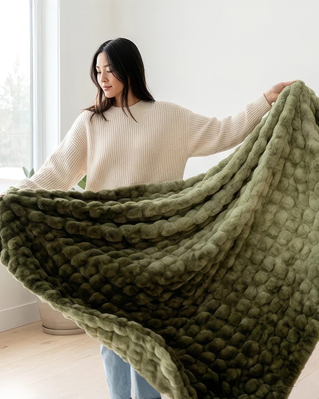 Bubble Hug Blanket - Smart Bamboo 