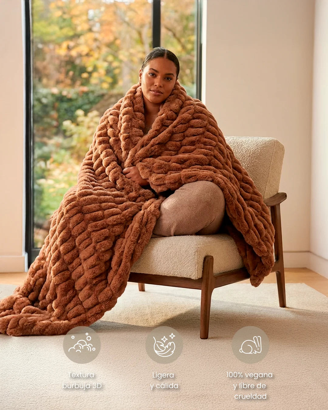 Bubble Hug Blanket - Smart Bamboo 