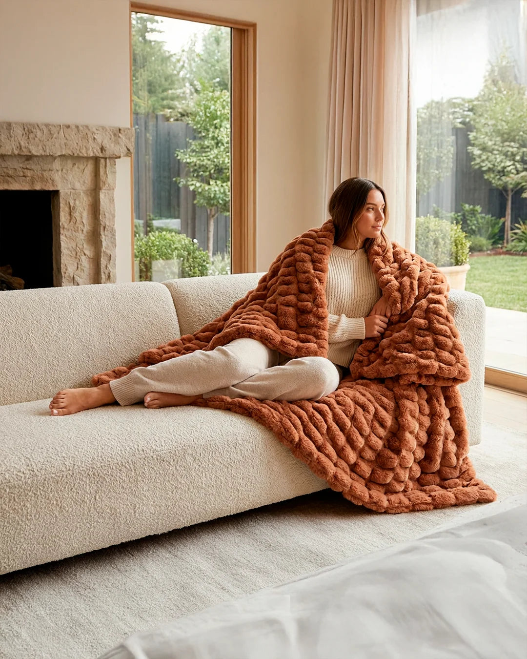 Bubble Hug Blanket - Smart Bamboo 
