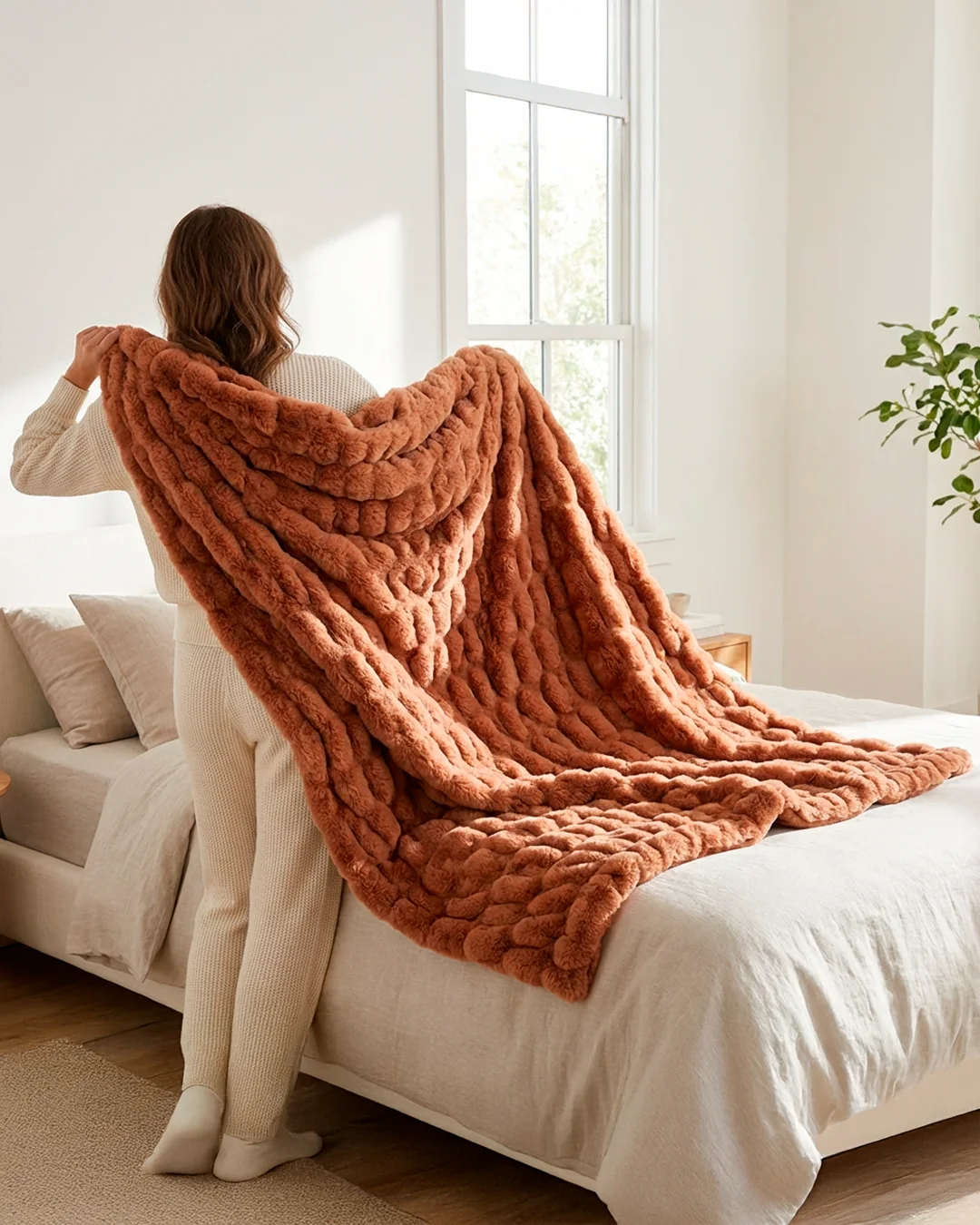 Bubble Hug Blanket - Smart Bamboo 
