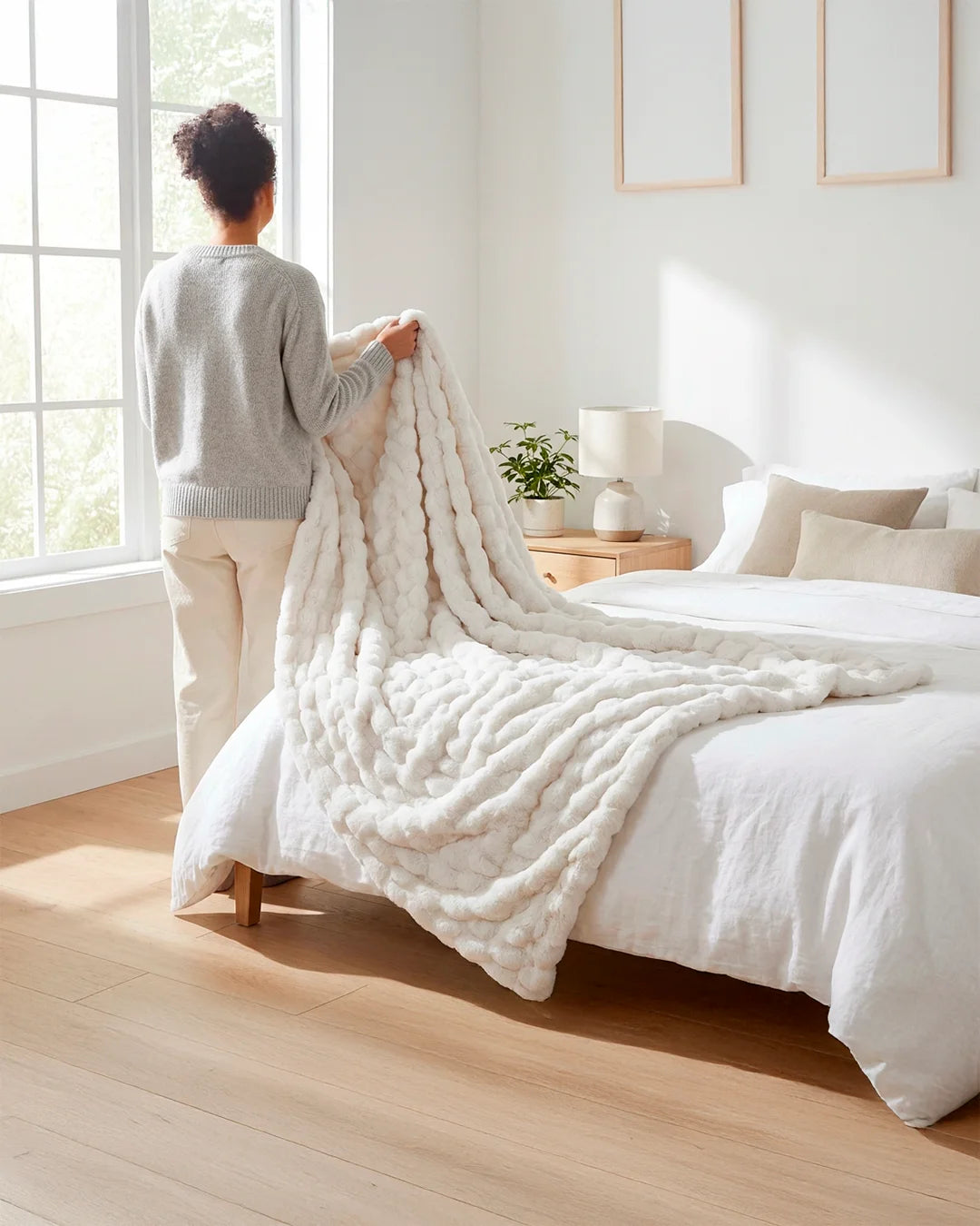 Bubble Hug Blanket - Smart Bamboo 