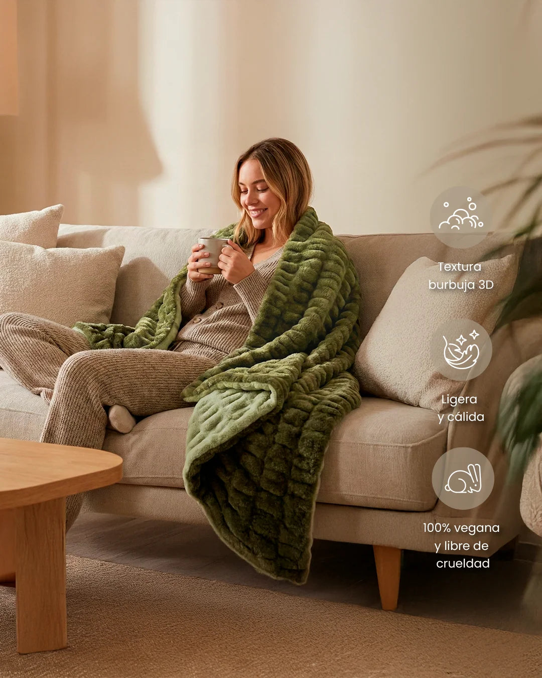 Bubble Hug Blanket - Smart Bamboo 