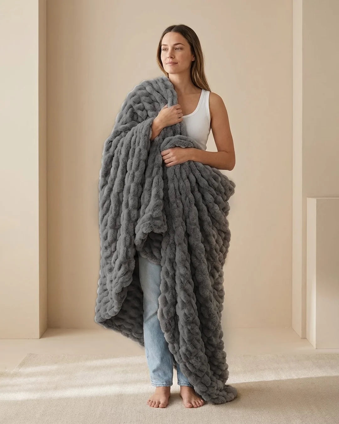 Bubble Hug Blanket - Smart Bamboo 