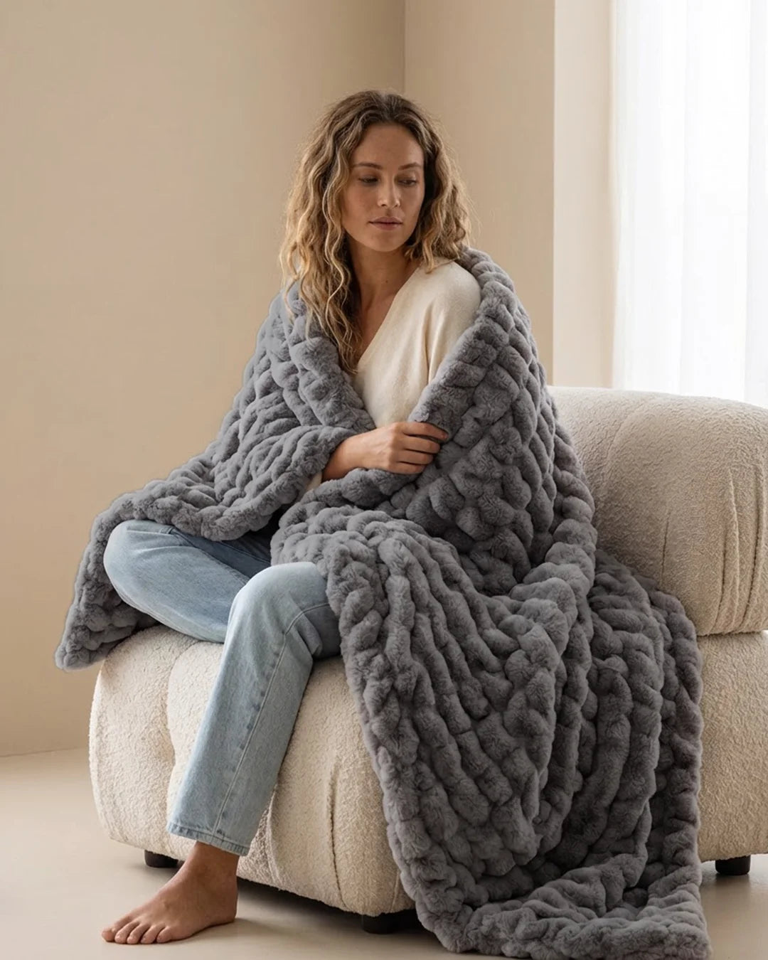 Bubble Hug Blanket - Smart Bamboo 