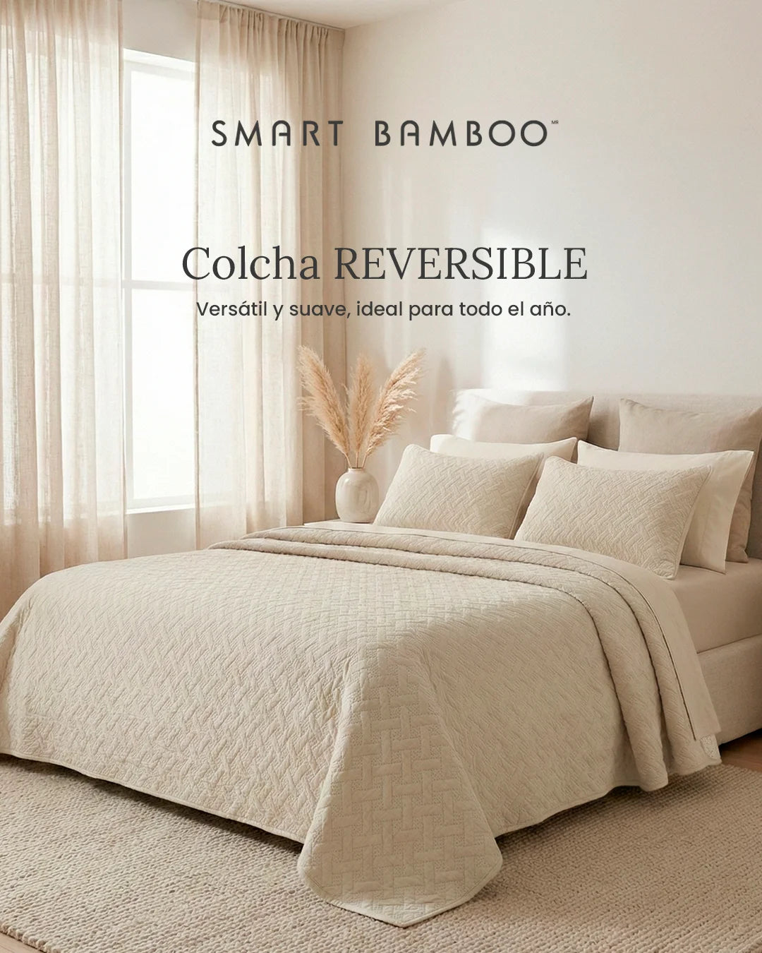 Colcha Reversible - Smart Bamboo 