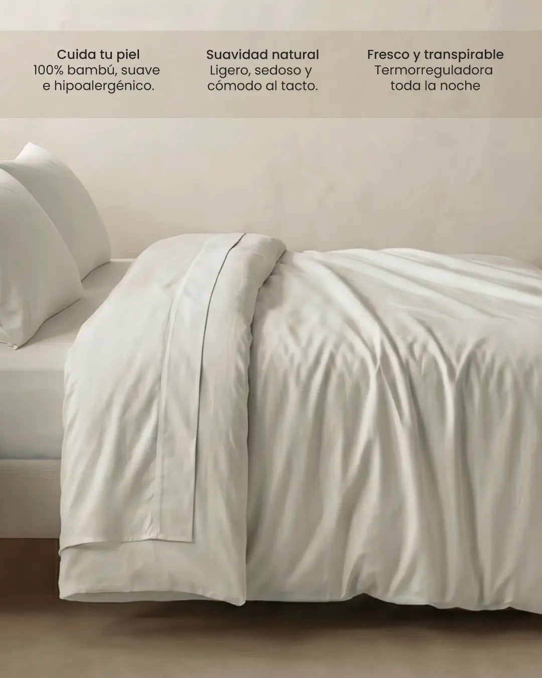 Duvet 100% bambú