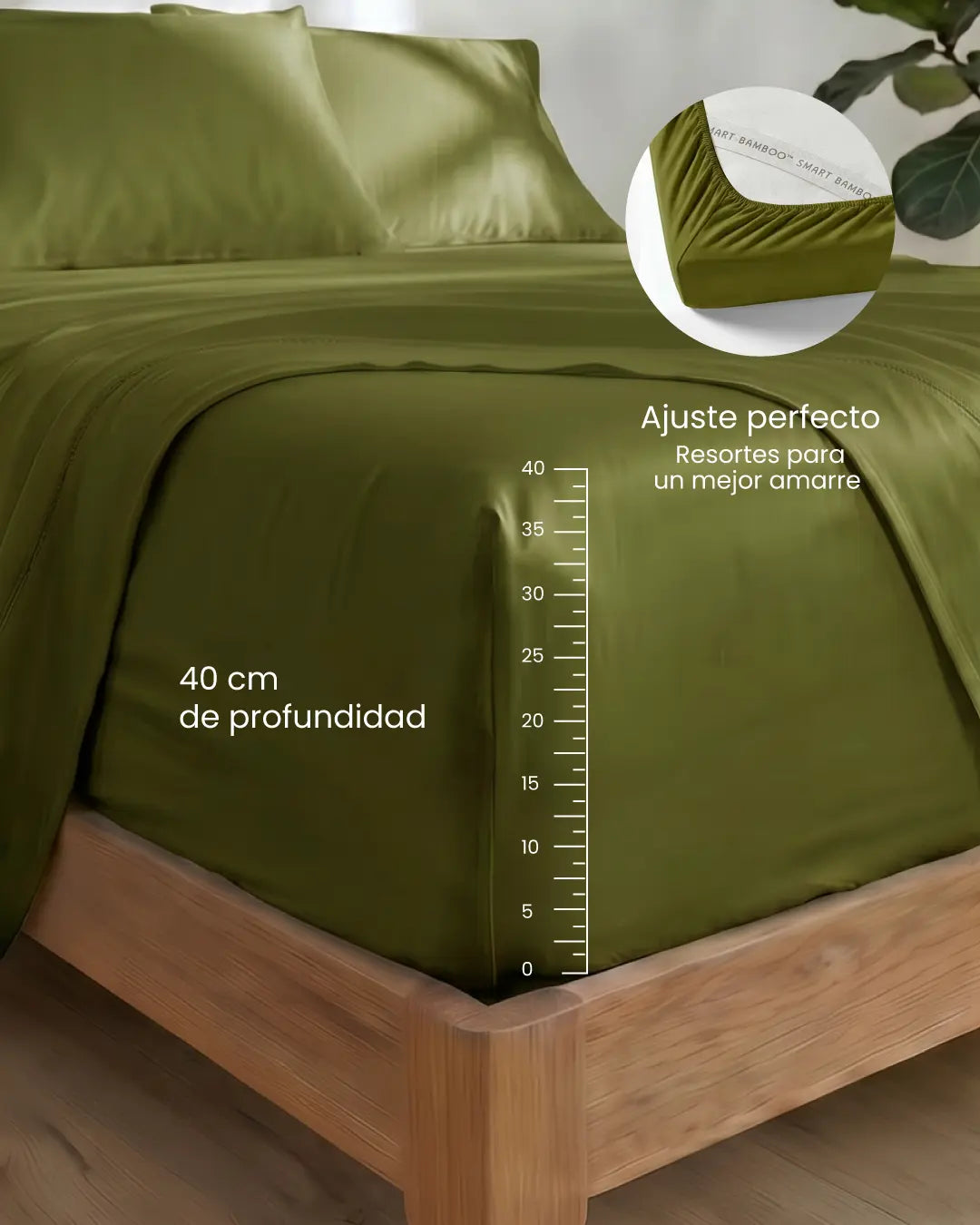 Juego de Sábanas 100% Bamboo
