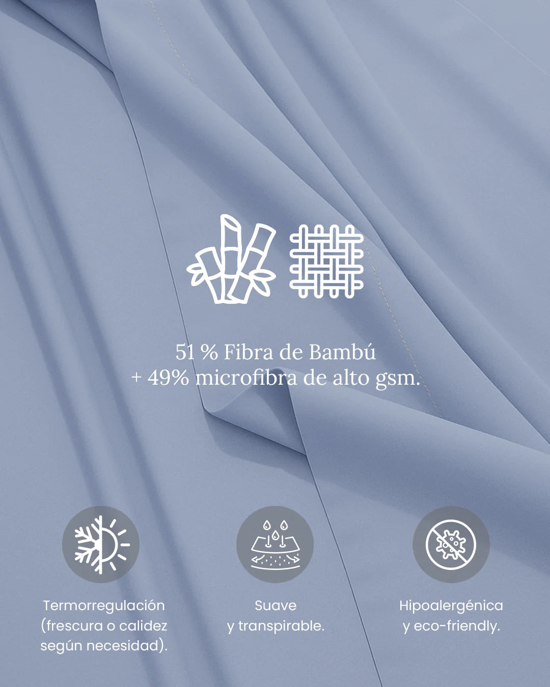 Juego de Sábanas Blend - Smart Bamboo 