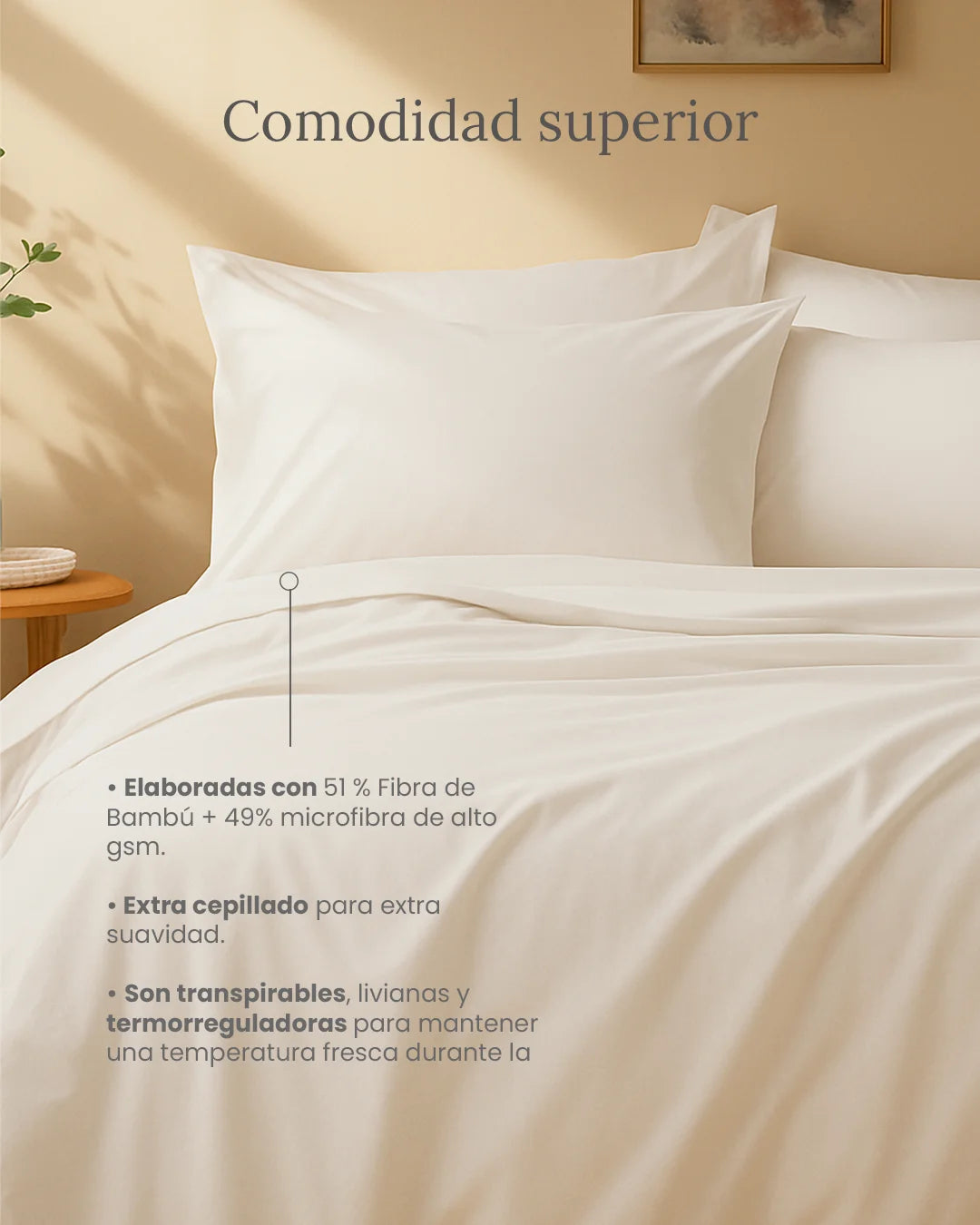 Juego de Sábanas Blend - Smart Bamboo 