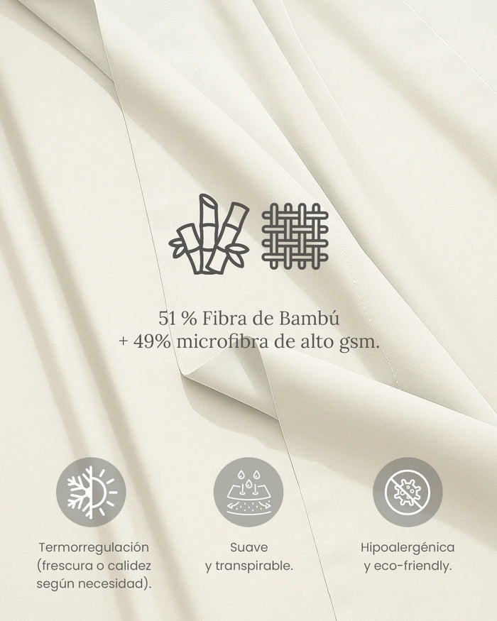 Juego de Sábanas Blend - Smart Bamboo 