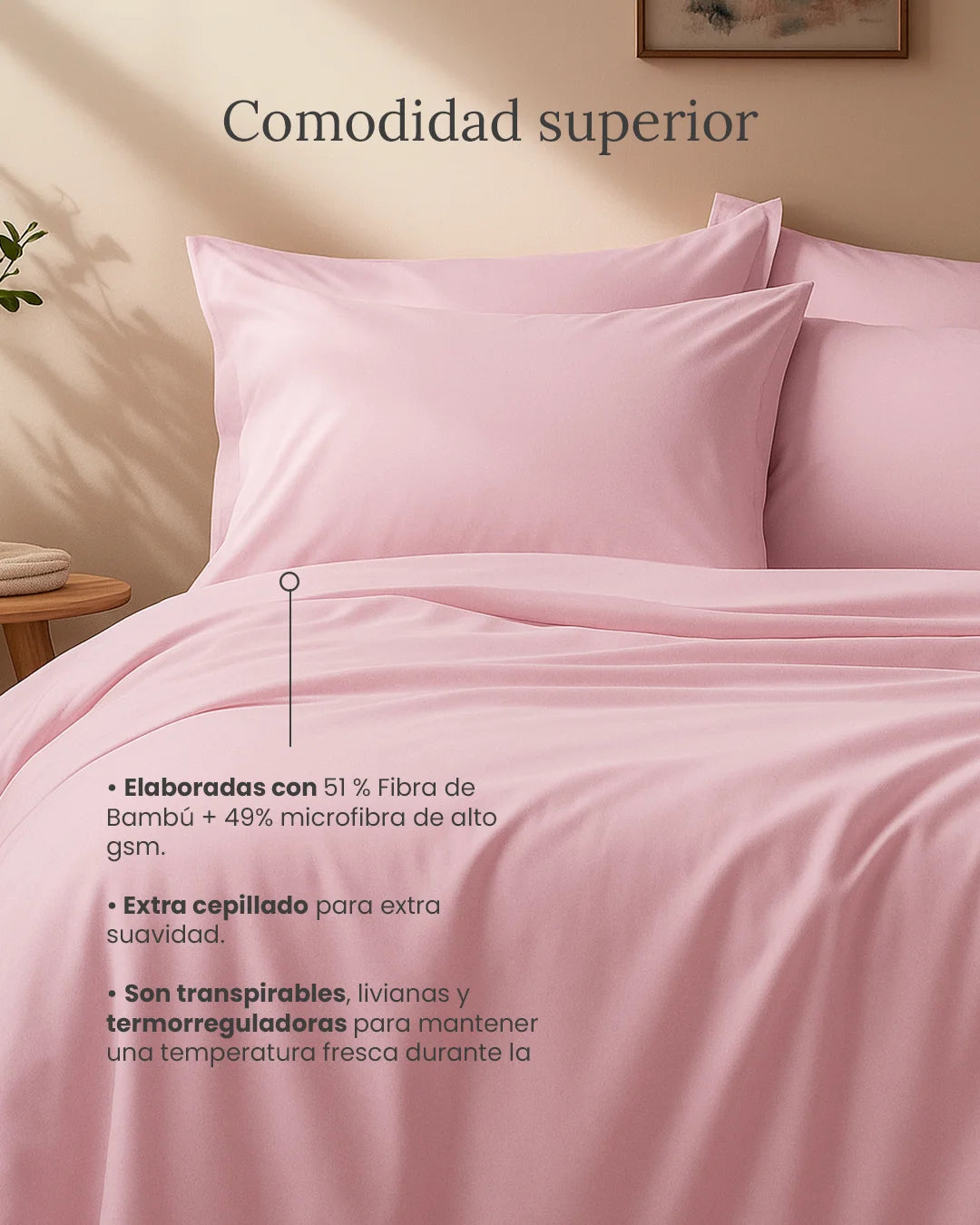 Juego de Sábanas Blend - Smart Bamboo 
