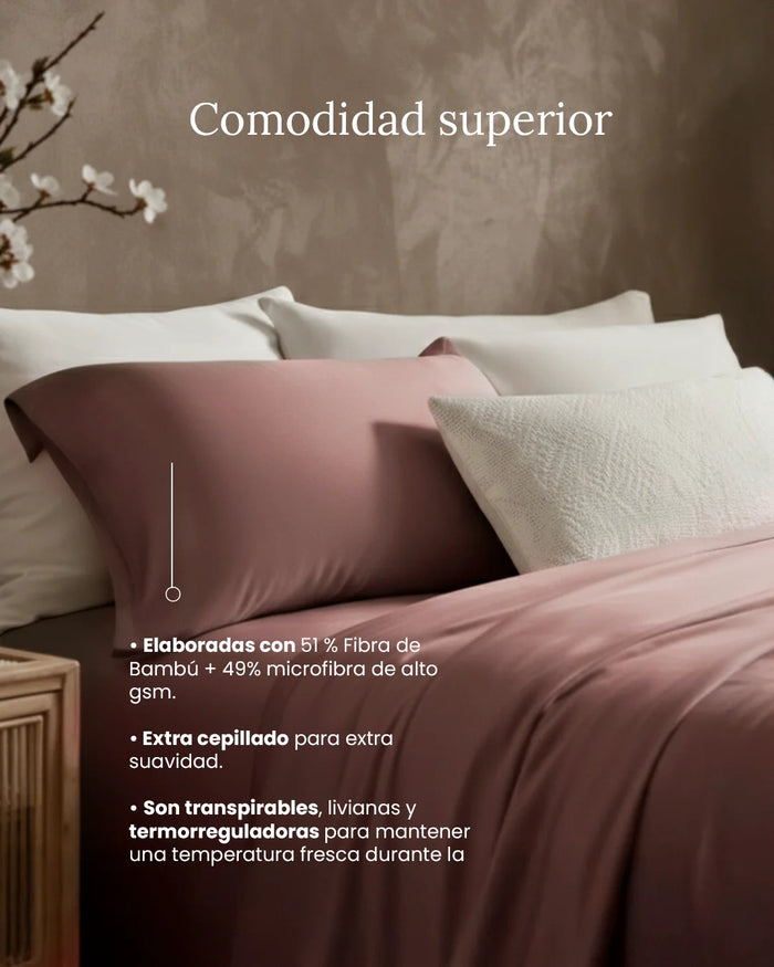 Juego de Sábanas Blend - Smart Bamboo 