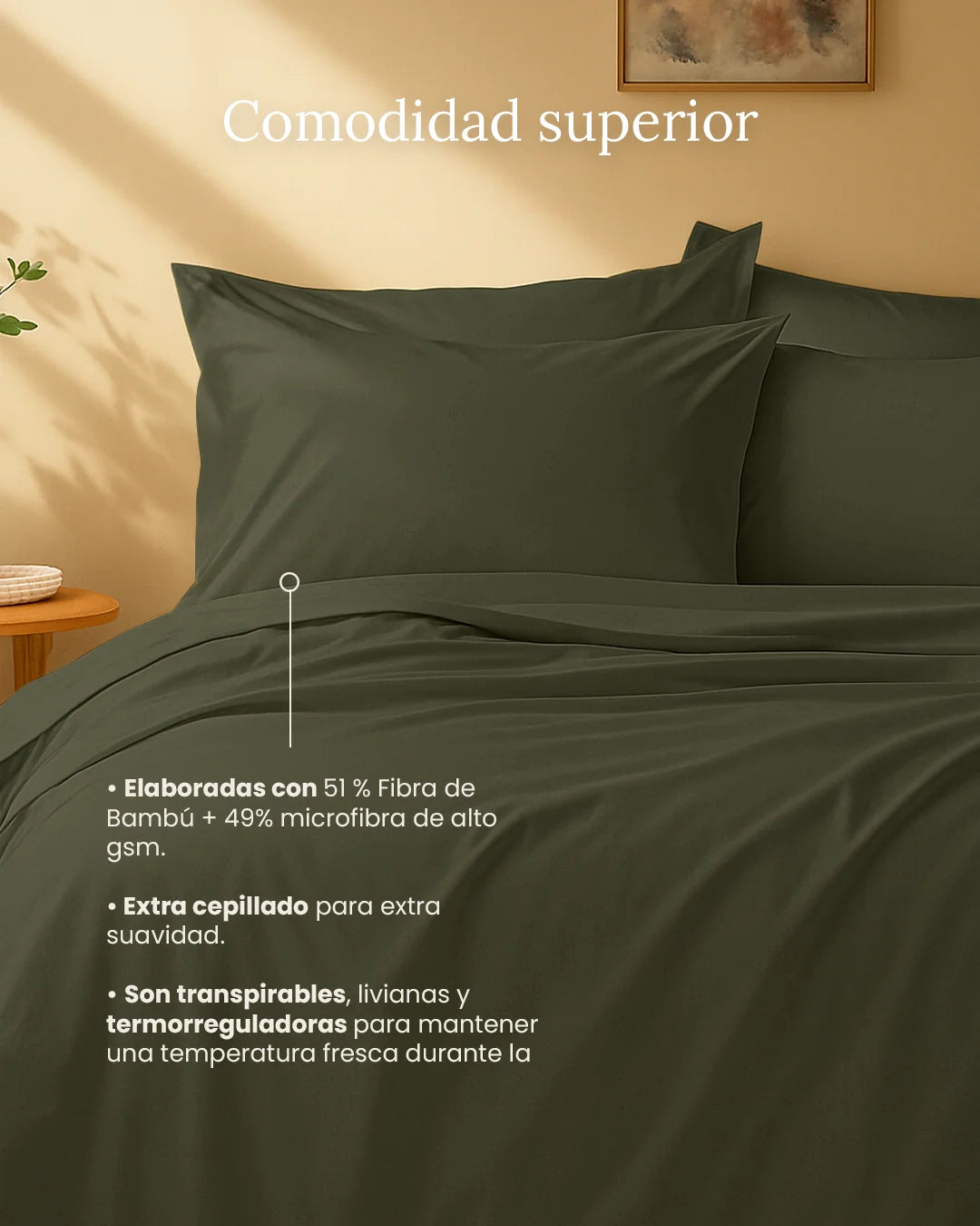 Juego de Sábanas Blend. - Smart Bamboo 