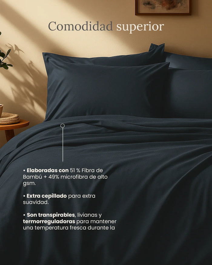 Juego de Sábanas Blend - Smart Bamboo 