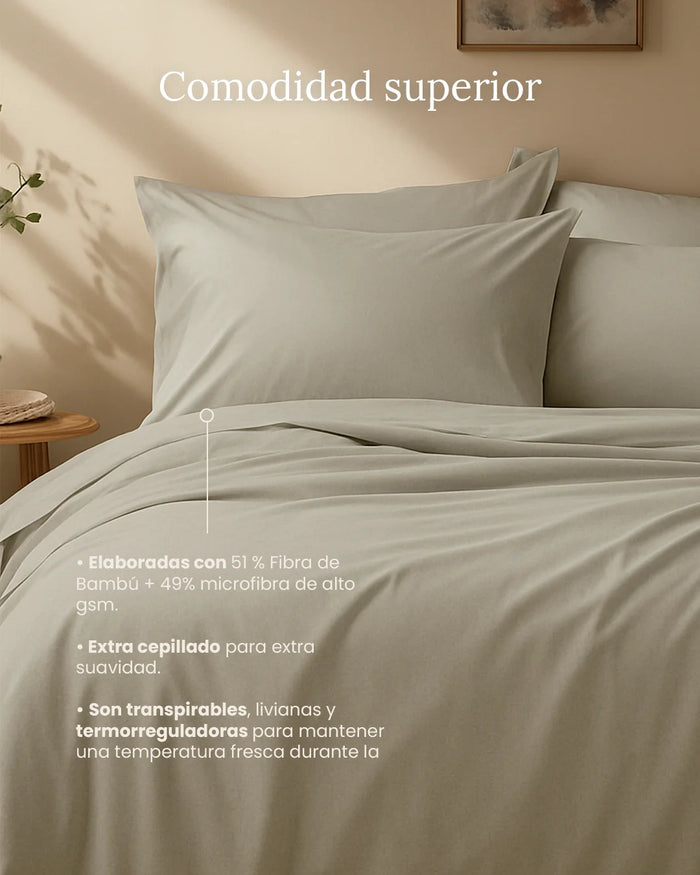 Juego de Sábanas Blend - Smart Bamboo 