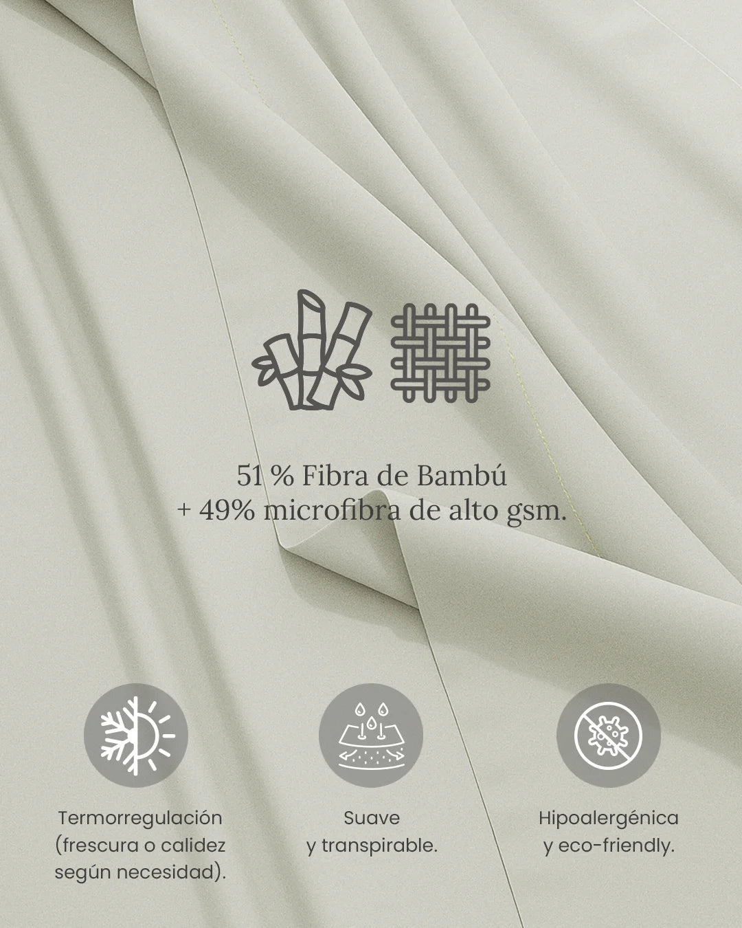 Juego de Sábanas Blend - Smart Bamboo 