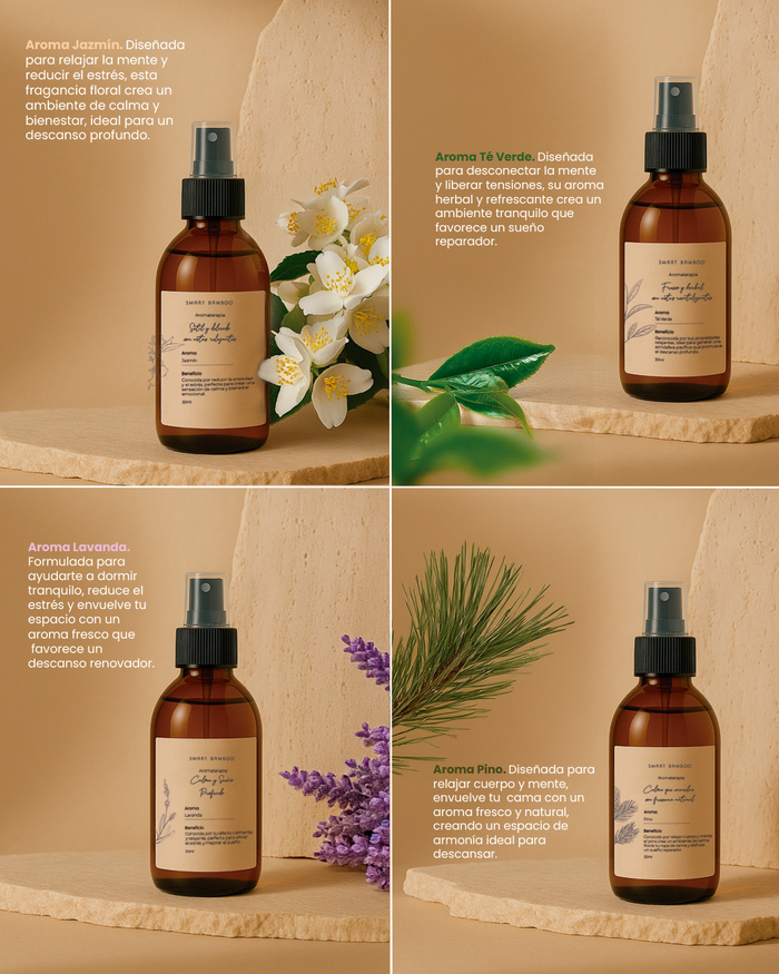 Set Pillow Spray 30ml - Smart Bamboo 