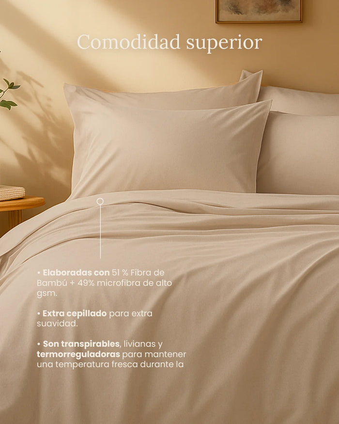 Juego de Sábanas Blend - Smart Bamboo 