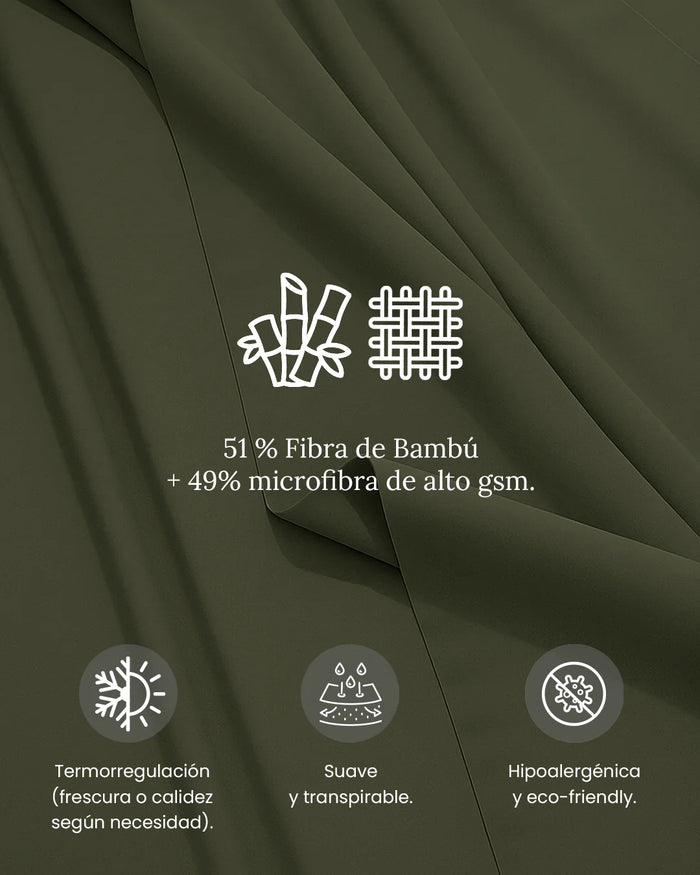 Juego de Sábanas Blend. - Smart Bamboo 