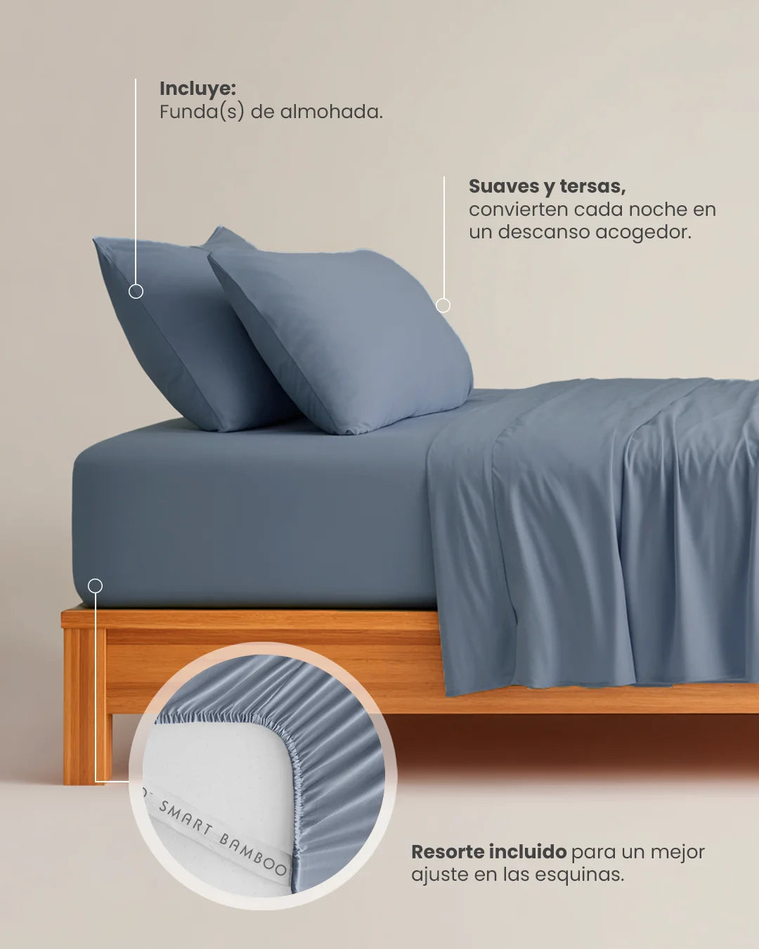 Juego de Sábanas Supreme - Smart Bamboo 