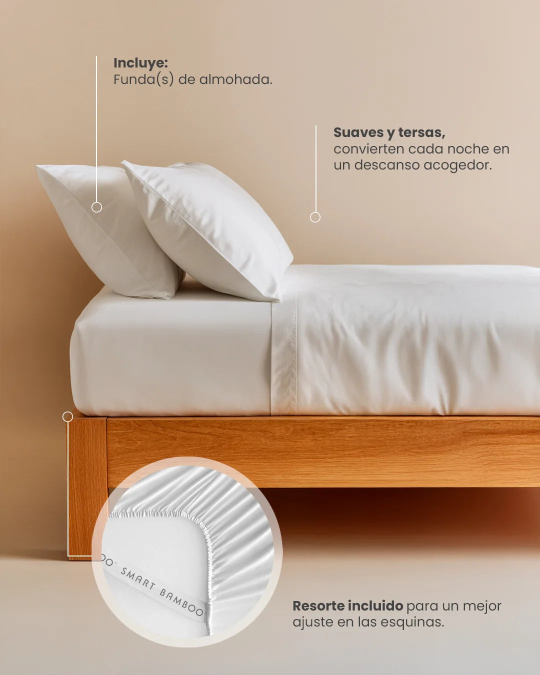 Juego de Sábanas Supreme - Smart Bamboo 