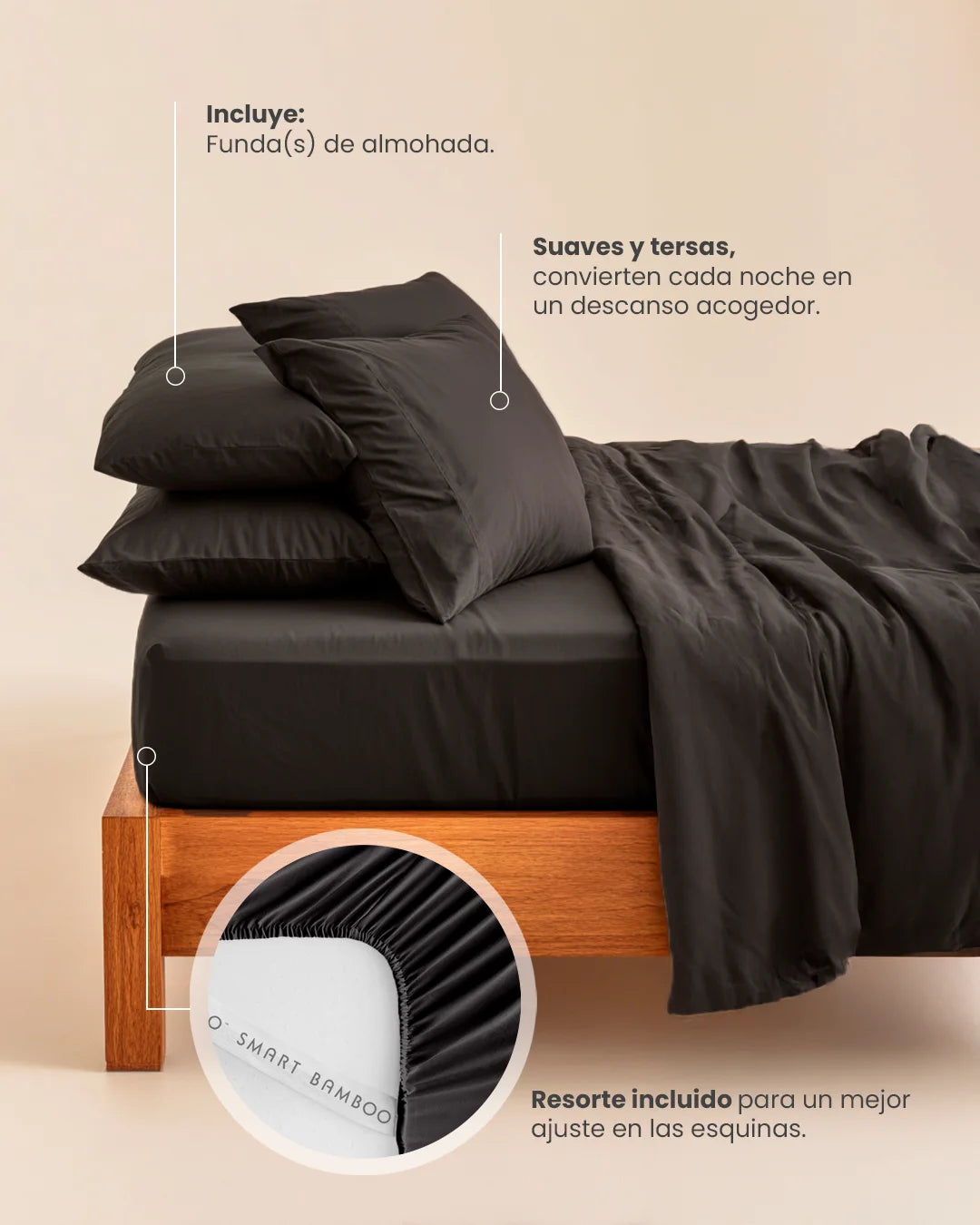 Juego de Sábanas Supreme - Smart Bamboo 