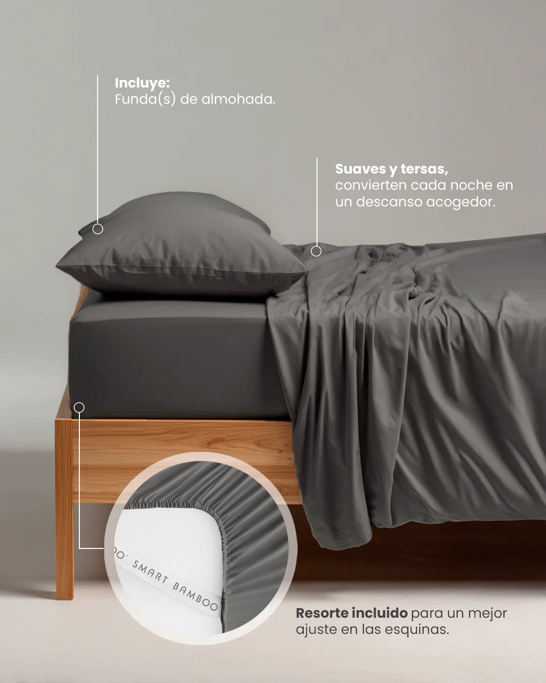 Juego de Sábanas Supreme - Smart Bamboo 