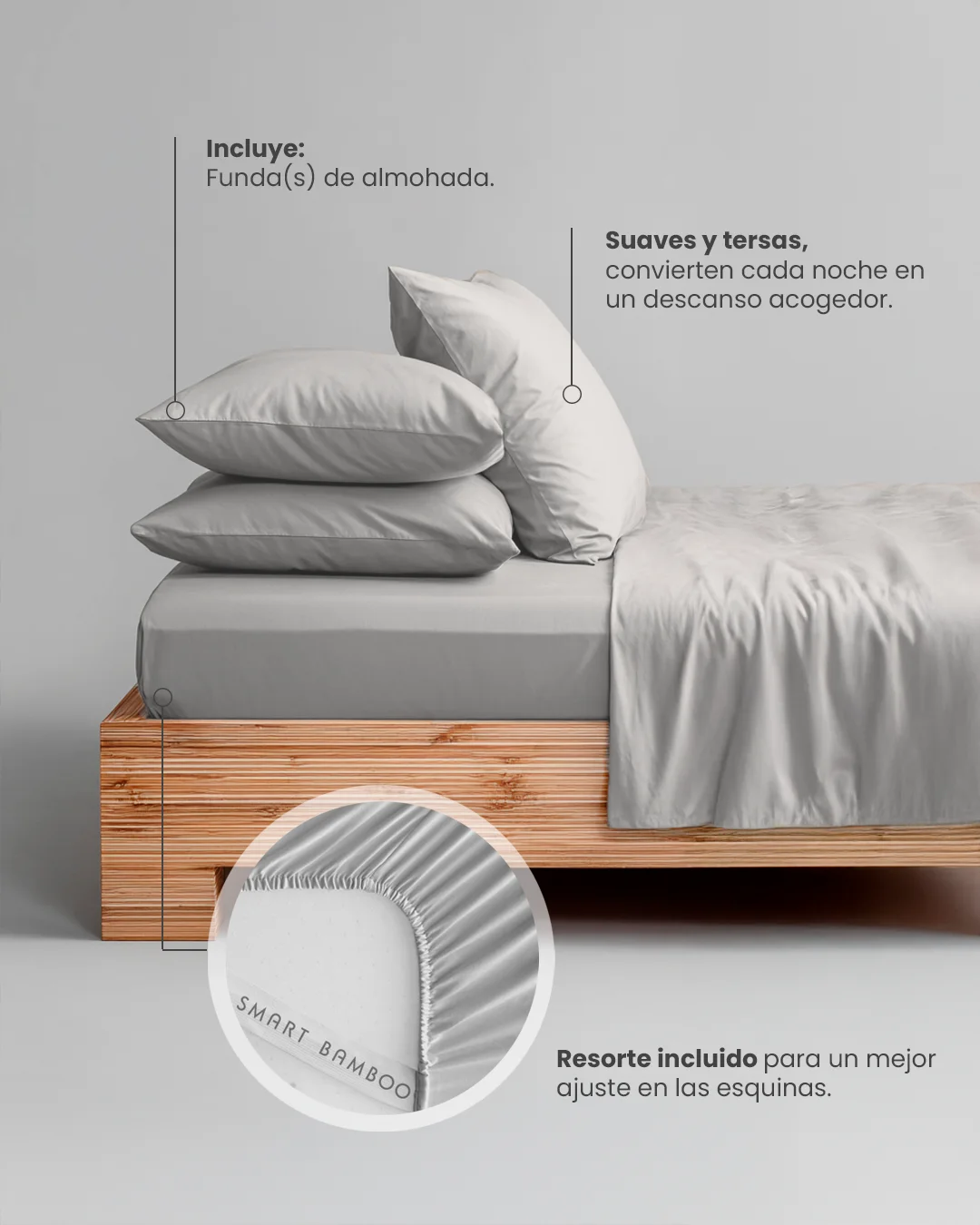 Juego de Sábanas Supreme - Smart Bamboo 