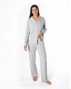 Pijama Larga Gris - Imagen selector 1