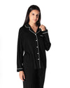Pijama Larga Negro - Imagen selector 2