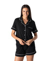 Pijama Corta Negro - Imagen selector 2