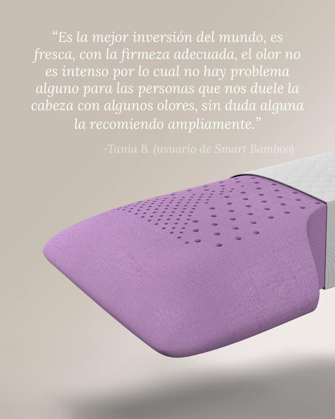 Almohada Cervical de Lavanda - Smart Bamboo 