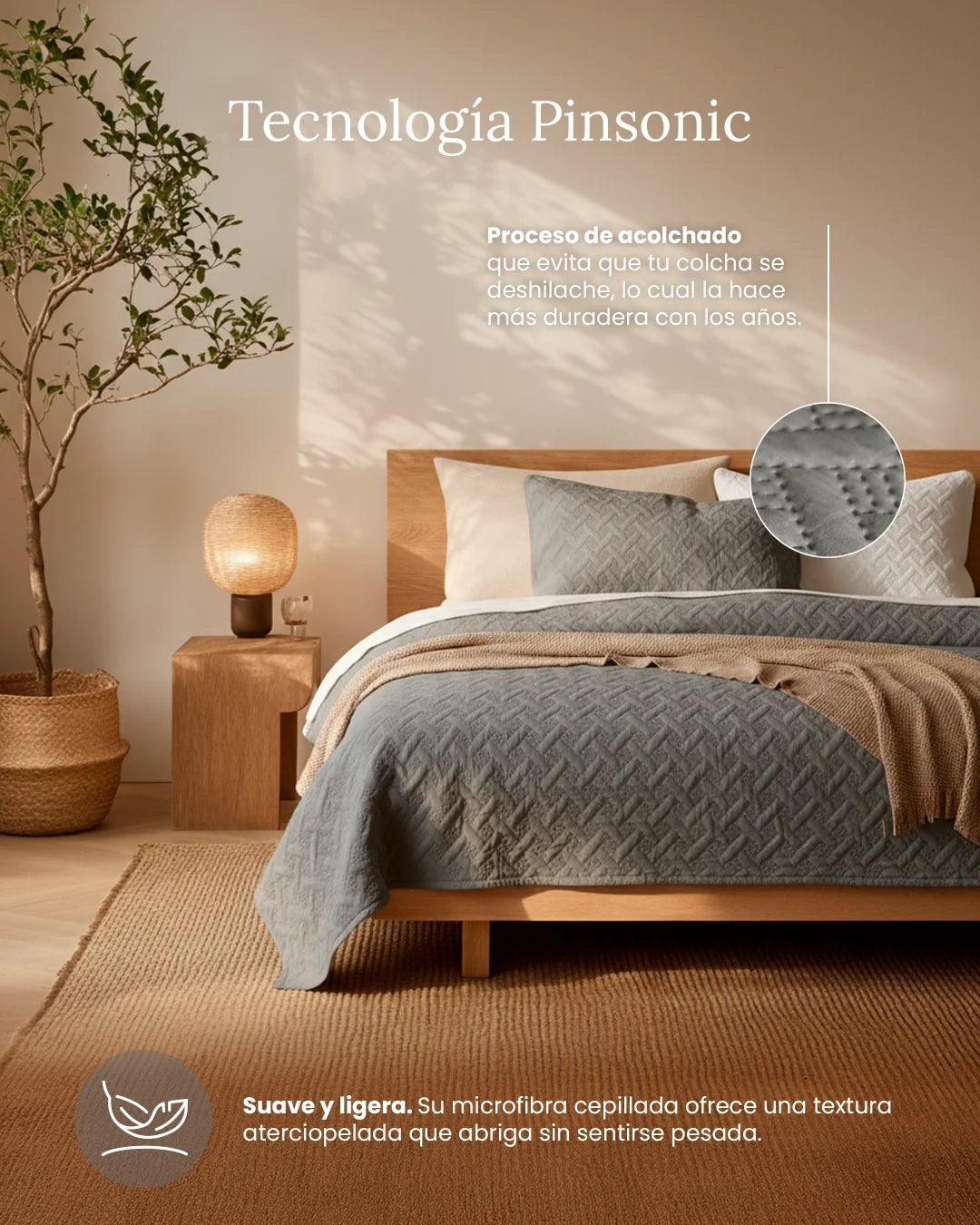 Colcha Reversible - Smart Bamboo 