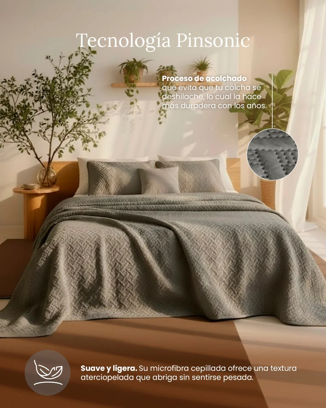 Colcha Reversible - Smart Bamboo 