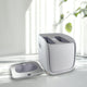 Masajeador Ottoman Harmony Gris - Smart Bamboo 